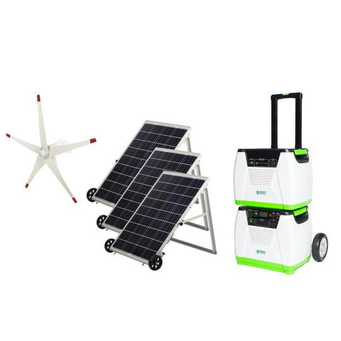 Image of Nature's Generator PLATINUM-WE System Complete Solar And Wind Power System HKNGPTWE