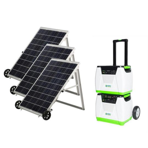 Image of CANADA  Nature's Generator - PLATINUM System - Solar Powered Generator - Full Solar Power System - Solar Generator