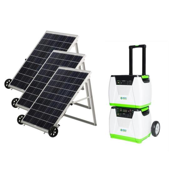 Nature's Generator - PLATINUM System - Solar Powered Generator- 1800W