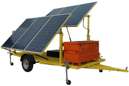 1.8KW Solar Power Generator - 120V Output -With Instant Start Gasoline Generator backup