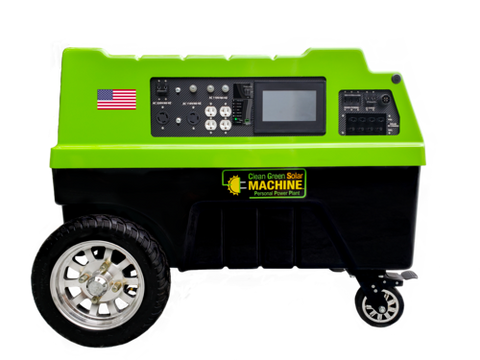 Image of Clean Green Solar Machine  7,200w Solar Generator 12kWh Inlighten unit with 12kWh Boost attachment & Solar Panels