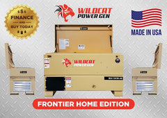 WILDCAT FRONTIER HOME BACKUP GENERATOR - 15KW | HONDA NG/PROPANE | SINGLE PHASE - FR0131240HE