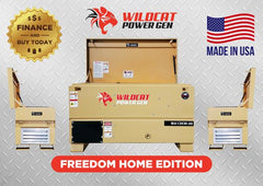 WILDCAT FREEDOM 15KW HOME BACKUP GENERATOR Propane / Natural Gas