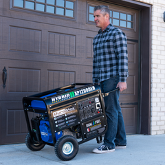 DuroMax XP12000EH 12000-Watt Portable Hybrid Gas Propane Generator "The Beast"