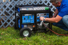 Duromax XP13000HX Watt Dual Fuel Portable Generator with CO Alert
