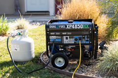 DuroMax XP4850HX 4,850-Watt 210cc Dual Fuel Gas Propane Portable Generator with CO Alert