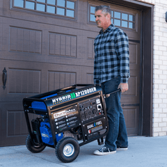 DuroMax XP12000EH 12000 - Watt Portable Hybrid Gas Propane Generator "The Beast" - AllProGenerators