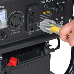 DuroStar DS5500EH 5500 - Watt Electric Start Dual Fuel Hybrid Portable Generator - AllProGenerators