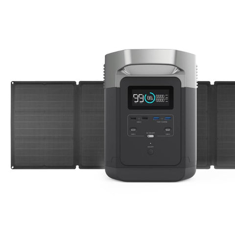 Image of EcoFlow DELTA 1300 with 160W Solar Panel Complete Solar Power System