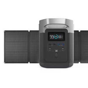 EcoFlow DELTA 1300 with 160W Solar Panel Complete Solar Power System