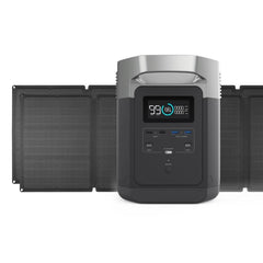 EcoFlow DELTA 1300 X2 1800 Watt Solar Generator Two Unit Package