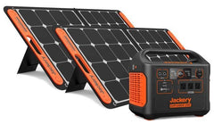 Jackery Explorer 1500wh Portable Power Station With 100 Watt Solar Panel