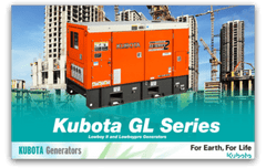 Kubota GL11000 11000 Watt Lowboy II Series Industrial Diesel Generator - AllProGenerators