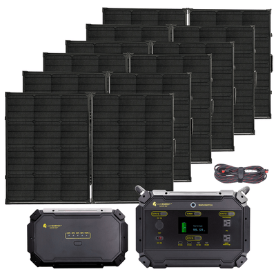 Lion Safari ME - 2000 Watt Complete Solar Generator Deluxe Kit - AllProGenerators