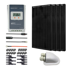 400 Watts All Black Monocrystalline Solar RV Kits