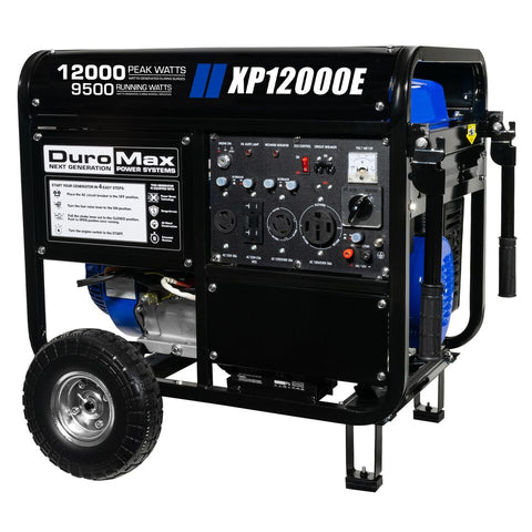 Image of DuroMax XP12000E 12000 Watt 18 HP Portable Gas Generator - The "BEAST" GENERATOR
