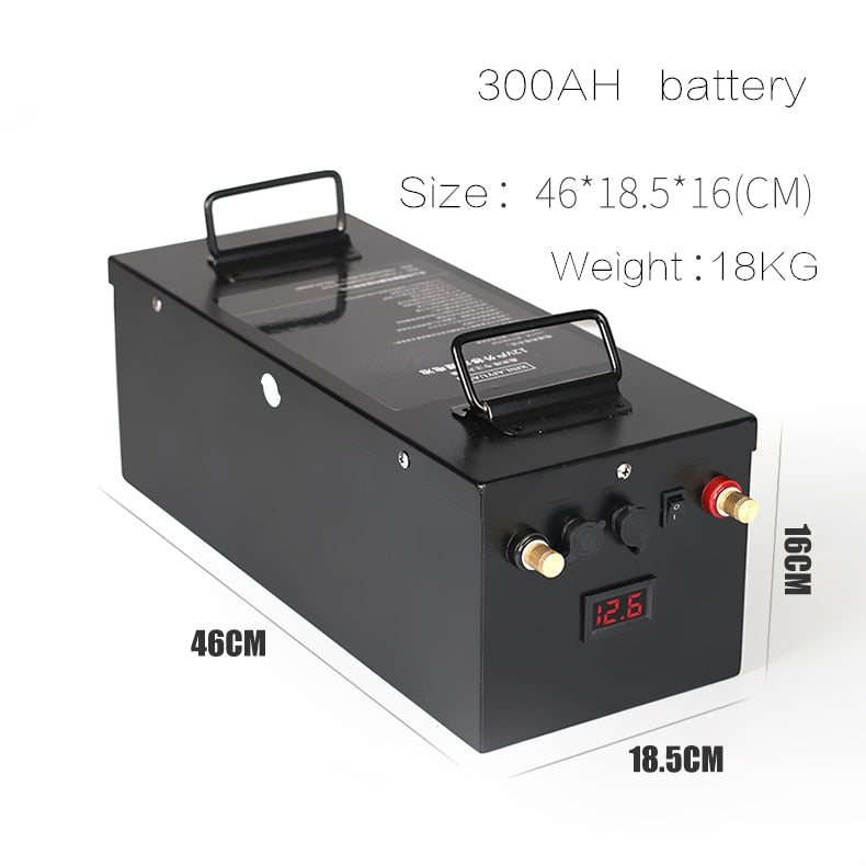 Large capacity 12V 200AH 300AH li-ion lithium ion Battery Bank