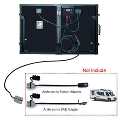 ACOPOWER 100W Foldable Solar Panel Kit, Waterproof ProteusX 20A Charge Controller  (New Launched)