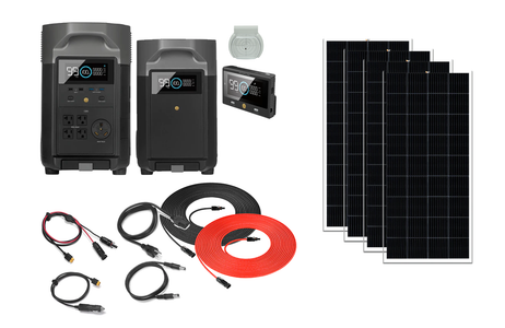 EcoFlow DELTA Pro 7.2 KWH System & 400 to 1600 Watts of Solar