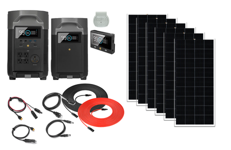 EcoFlow DELTA Pro 7.2 KWH System & 400 to 1600 Watts of Solar