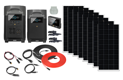Image of EcoFlow DELTA Pro 7.2 KWH System & 400 to 1600 Watts of Solar