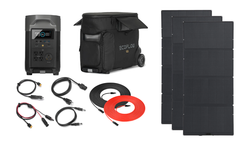 Ecoflow Delta Pro With Pro Bag and 400 Watt Solar Panel - Complete Solar Generator System