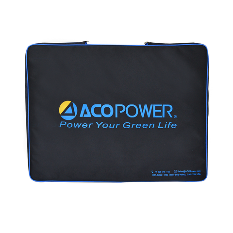 Image of ACOPOWER 120W Light Weight Foldable Solar Panel Kit, Waterproof ProteusX 20A LCD Charge Controller  (New Launched)